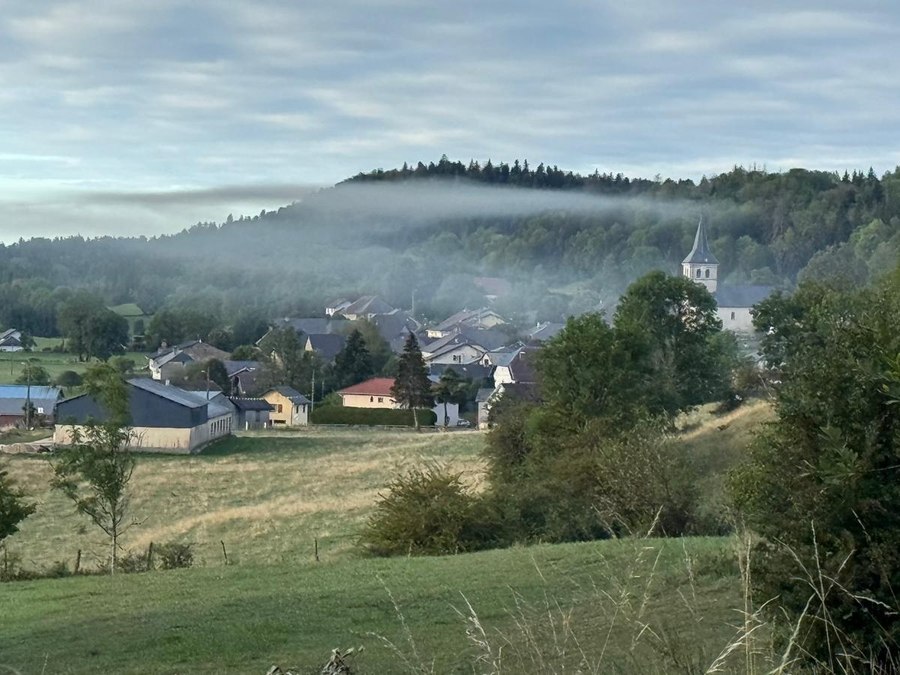 Vue sur le village depuis le centre